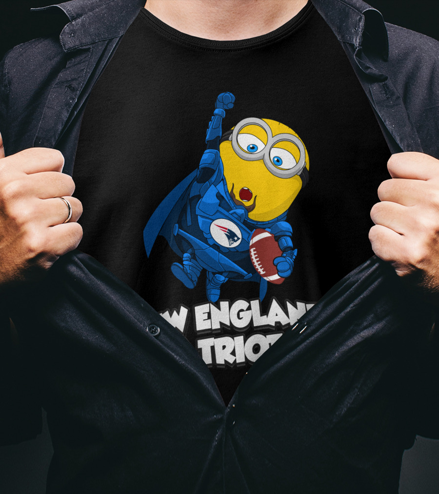 New England Patriots Minion Football Fan Celebration T-Shirt