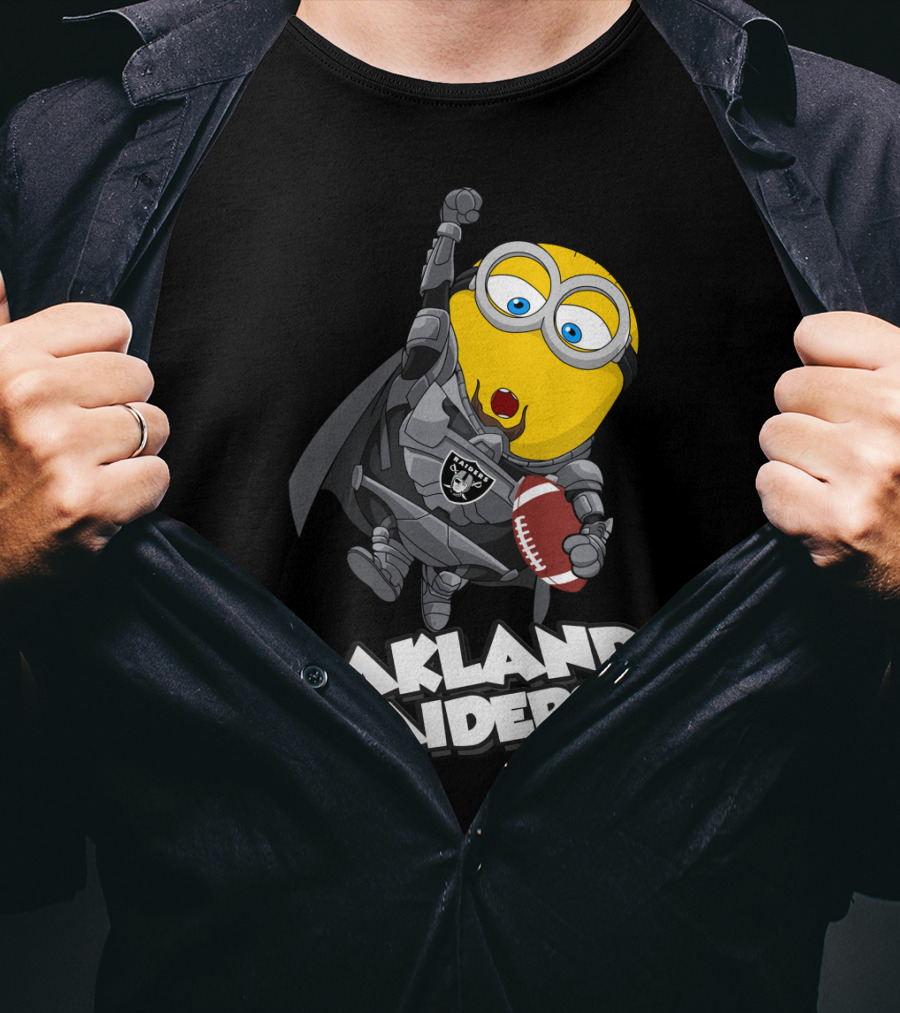 Oakland Raiders Minion Football Player T-Shirt