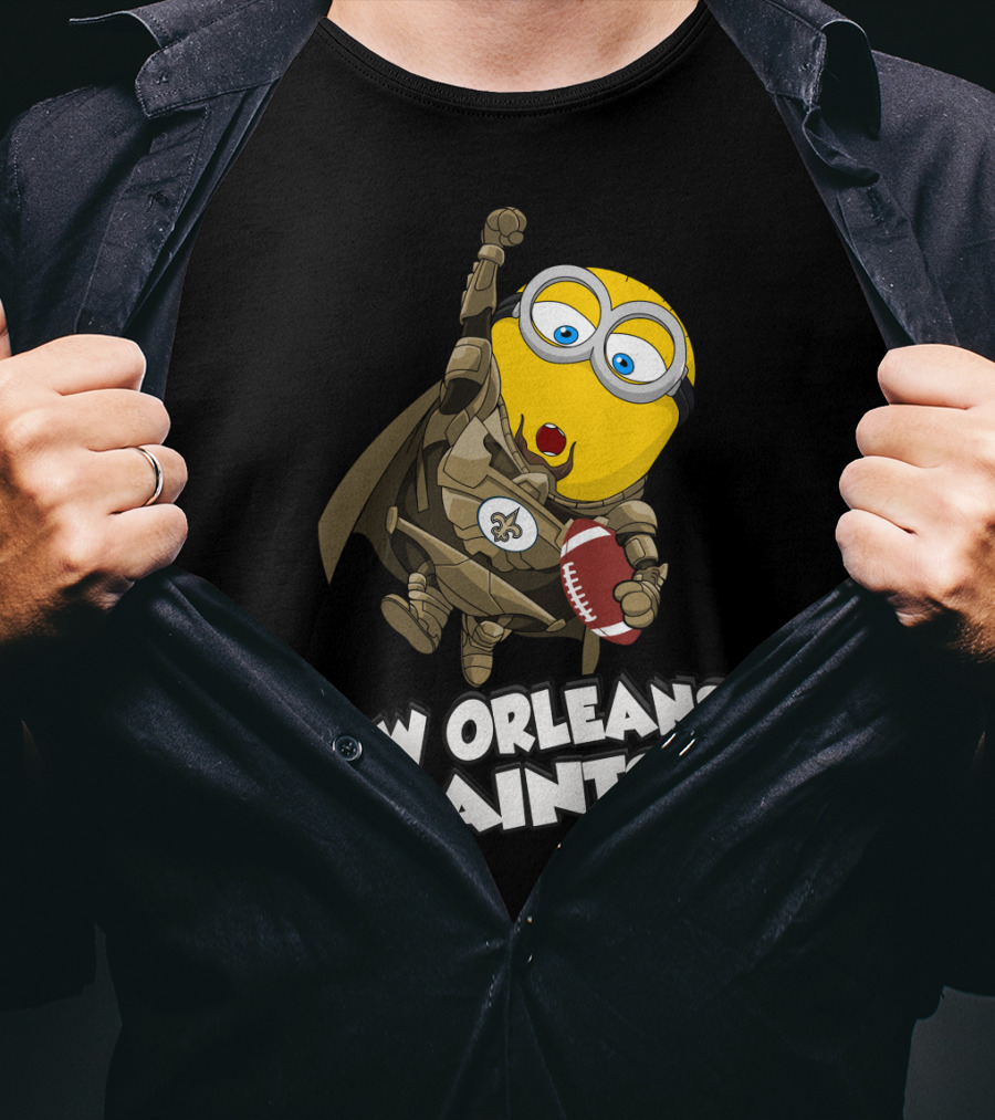 New Orleans Saints Minion Football Hero T-Shirt