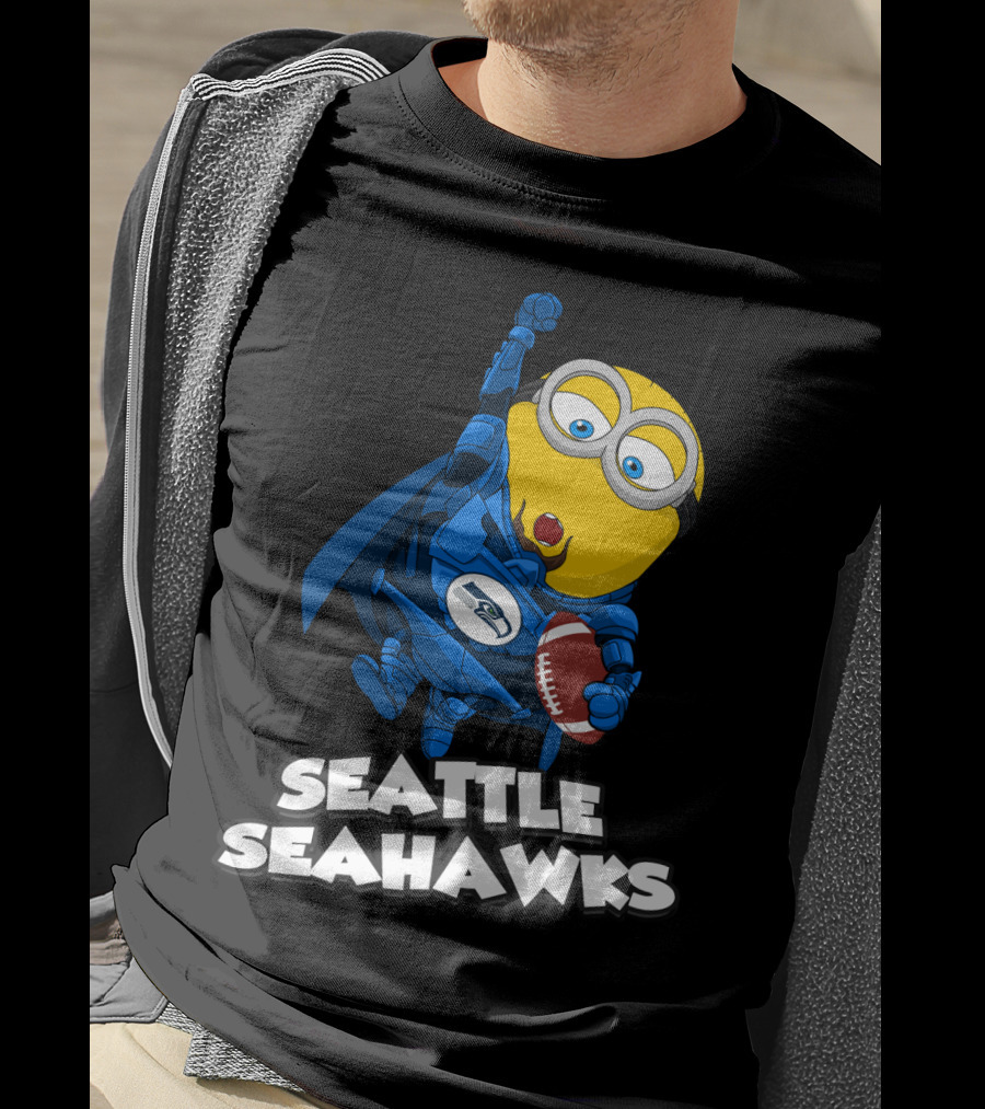 Seattle Seahawks Minion Football Fan T-Shirt