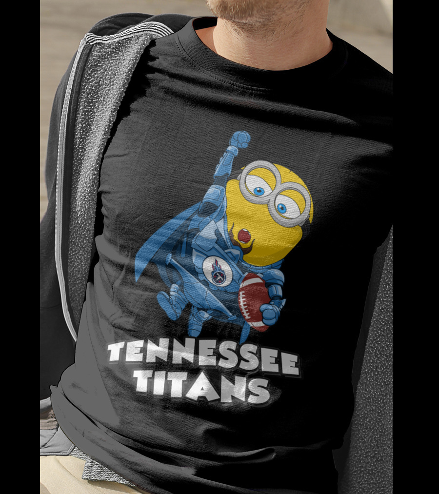 Tennessee Titans Minion Football Fan Burst T-Shirt