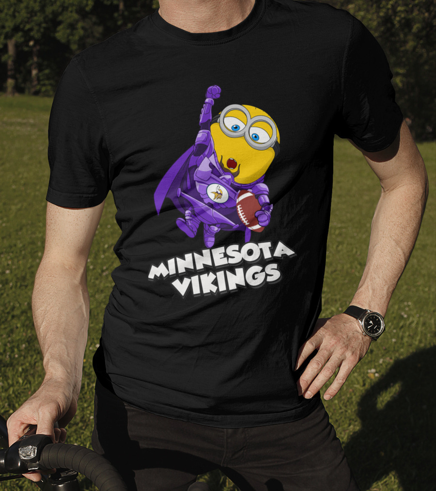 Minnesota Vikings Minion Crossover T-Shirt