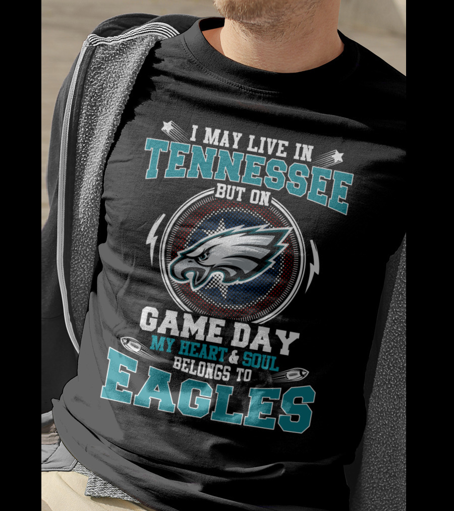Tennessee Game Day My Heart & Soul Belongs To Eagles T-Shirt