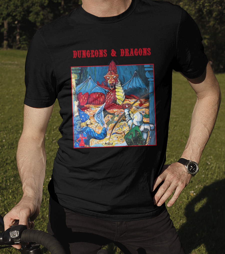 Dungeons And Dragons Basic Set Vintage Illustration Adventure T-Shirt