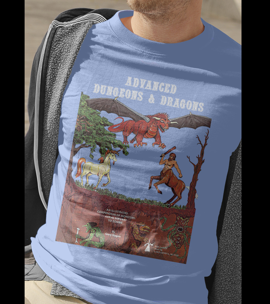 Advanced Dungeons And Dragons An Illustrated Compendium Of Monsters T-Shirt