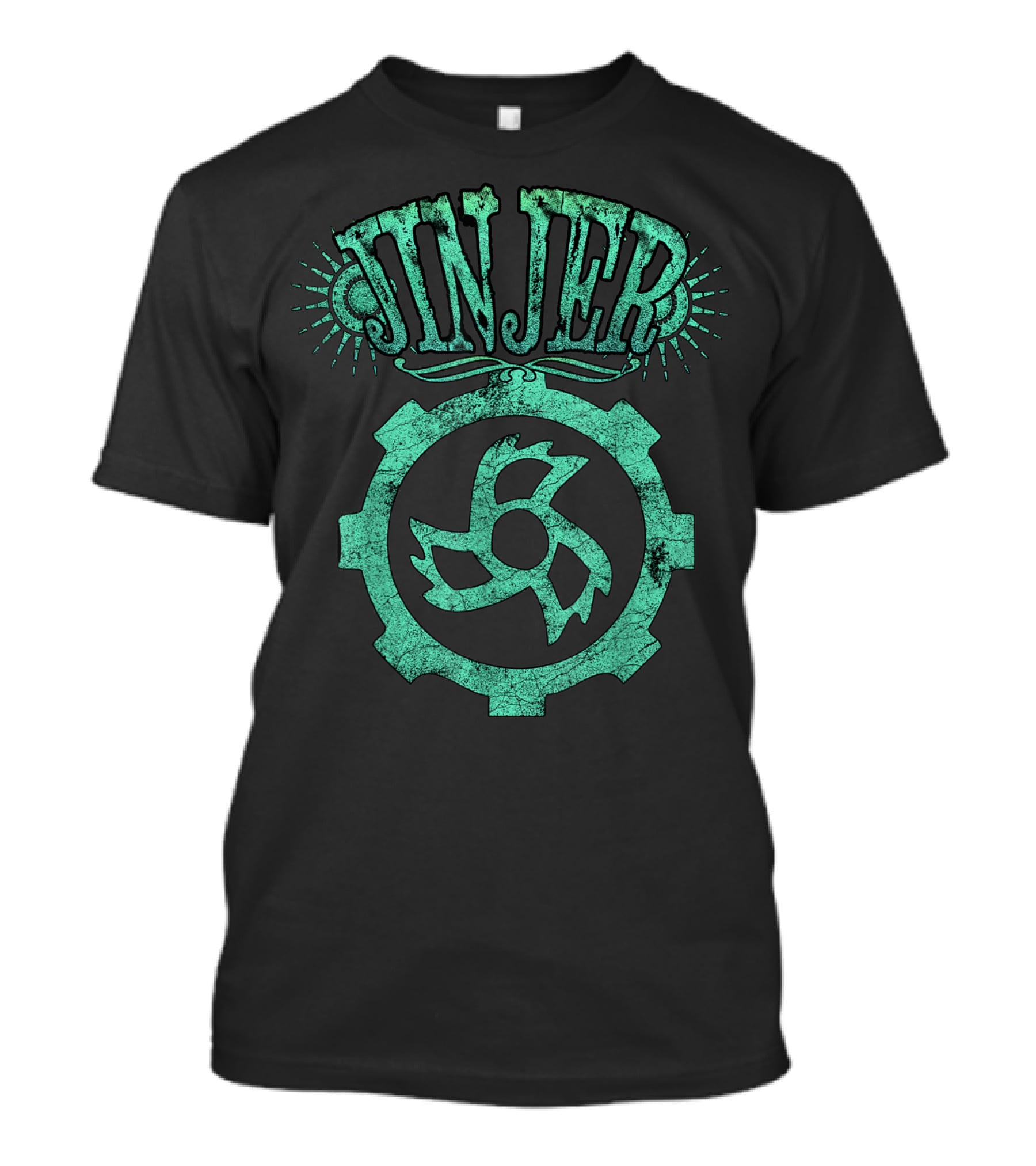 Jinjer Industrial Gear Deco Starburst T-Shirt