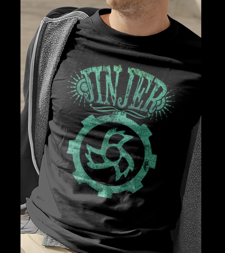 Jinjer Industrial Gear Deco Starburst T-Shirt