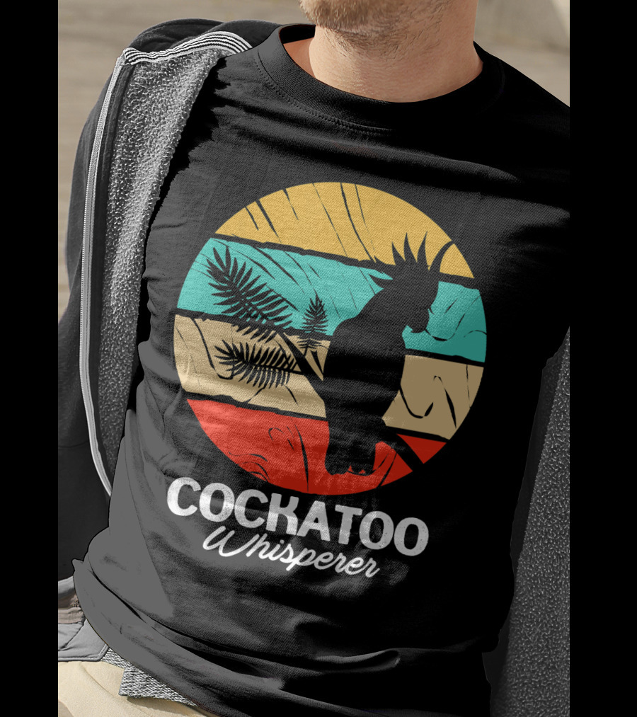 Cockatoo Whisperer Vintage Sunset Cockatiel T-Shirt