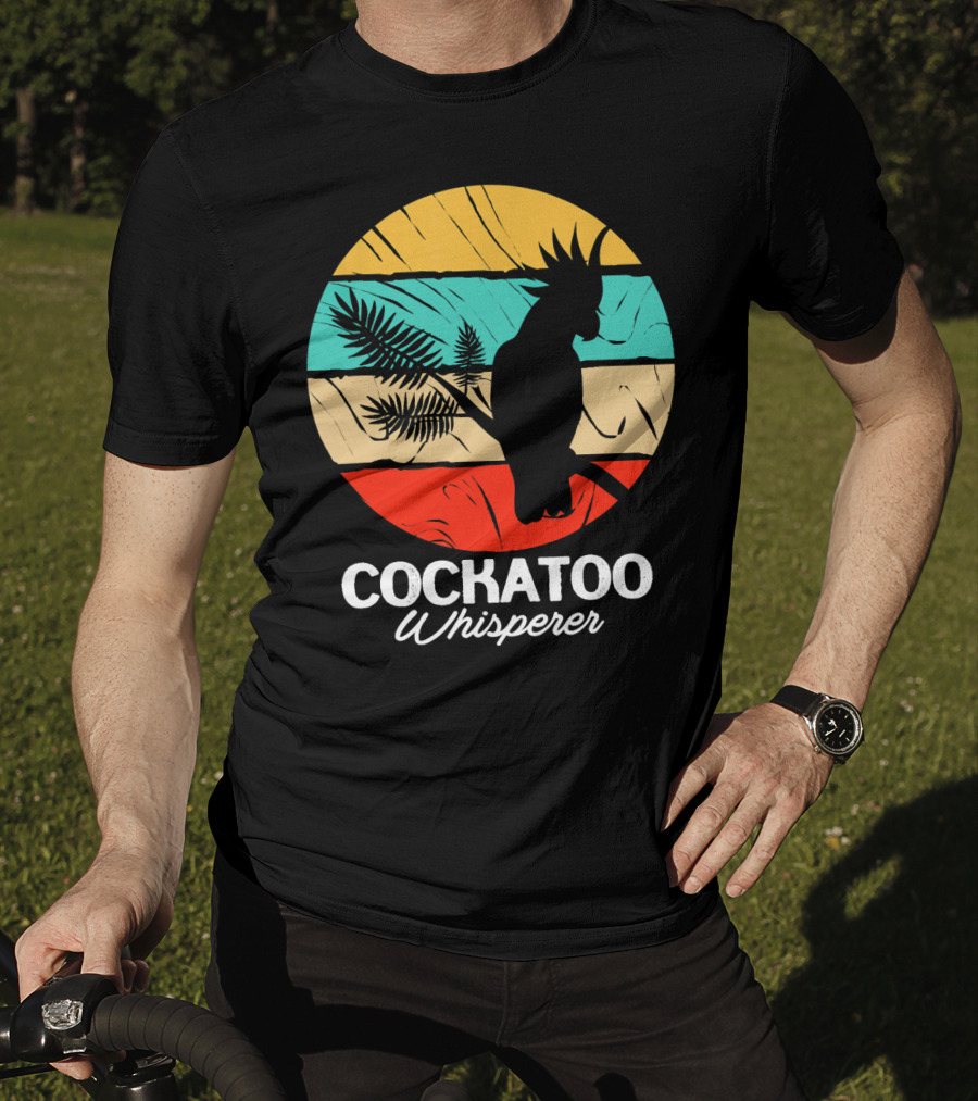 Cockatoo Whisperer Vintage Sunset Cockatiel T-Shirt