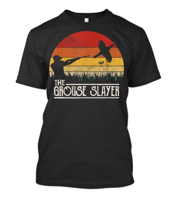 Vintage Sunset Grouse Hunting The Grouse Slayer T-Shirt
