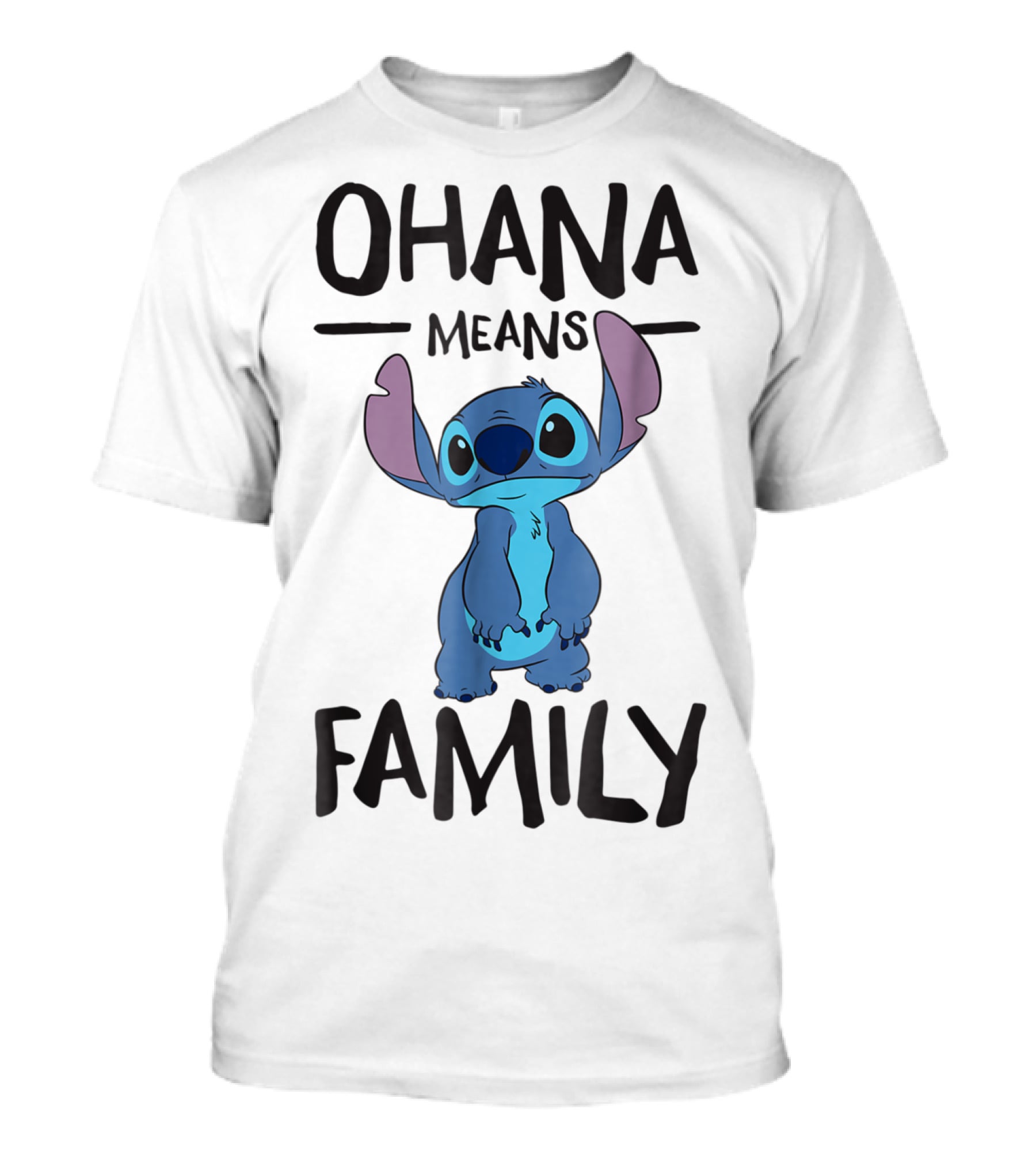 Ohana Means Family Stitch Character T-Shirt