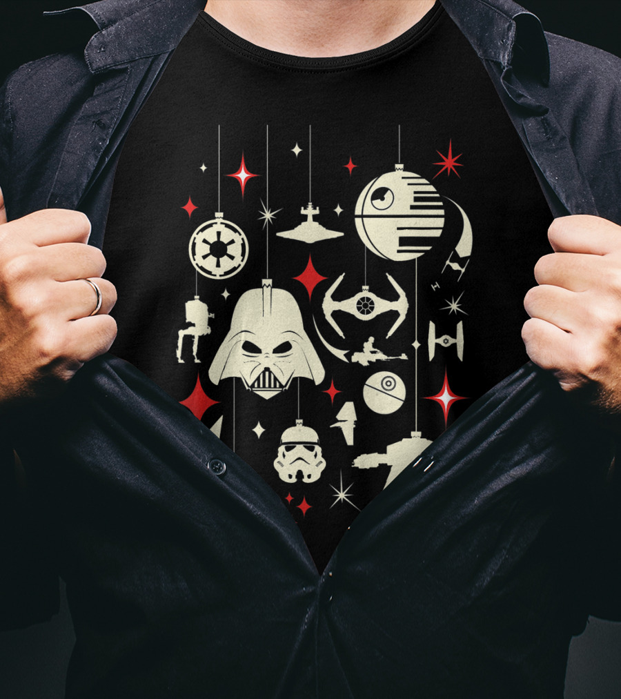 Star Wars Galactic Holiday Ornaments Collection T-Shirt