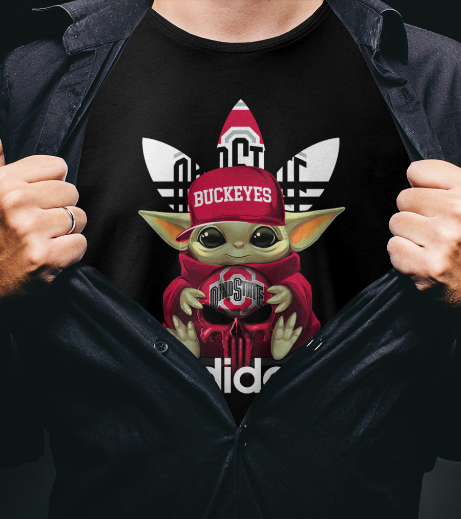 Ohio State Buckeyes Baby Yoda T-Shirt