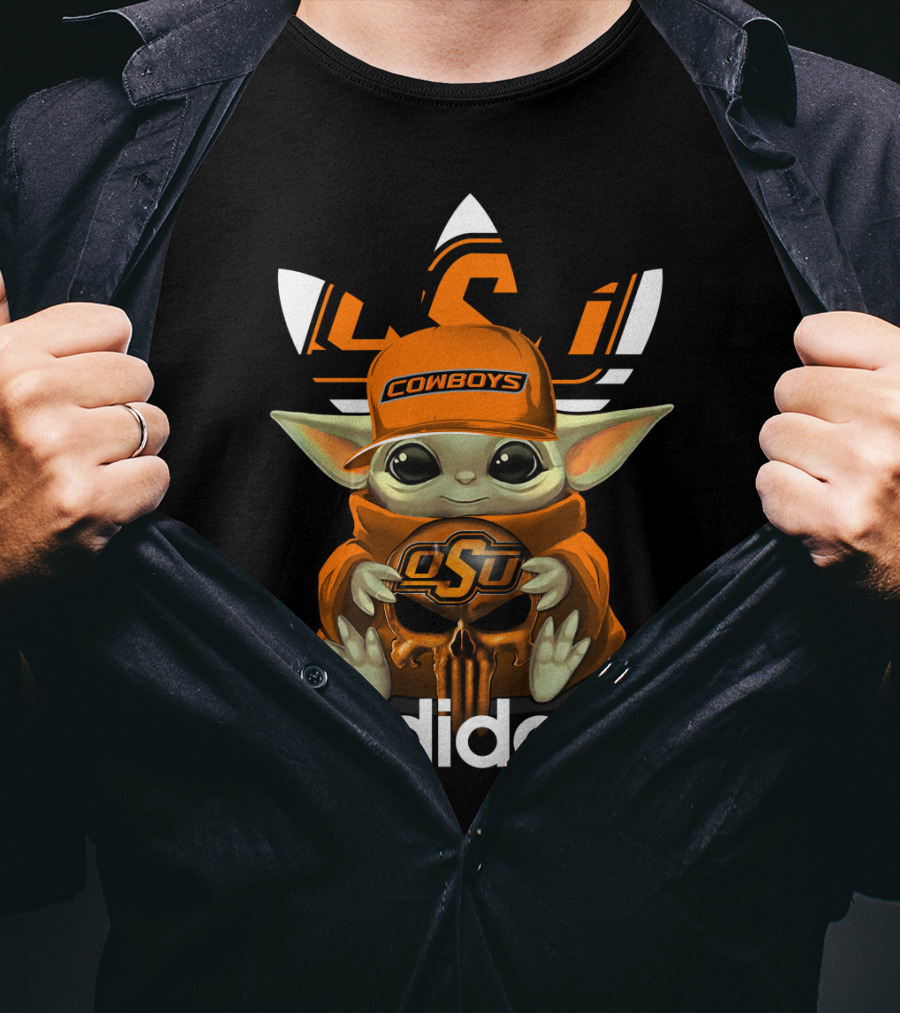 OSU Cowboys Baby Yoda T-Shirt