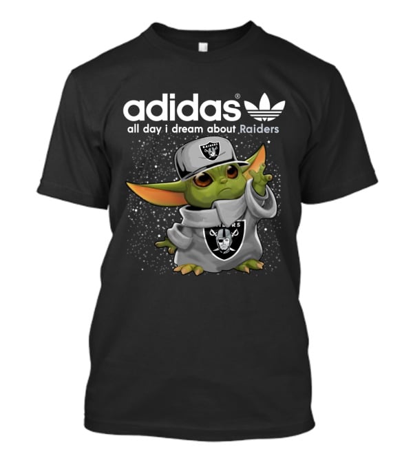 All Day I Dream About Raiders Yoda T-Shirt