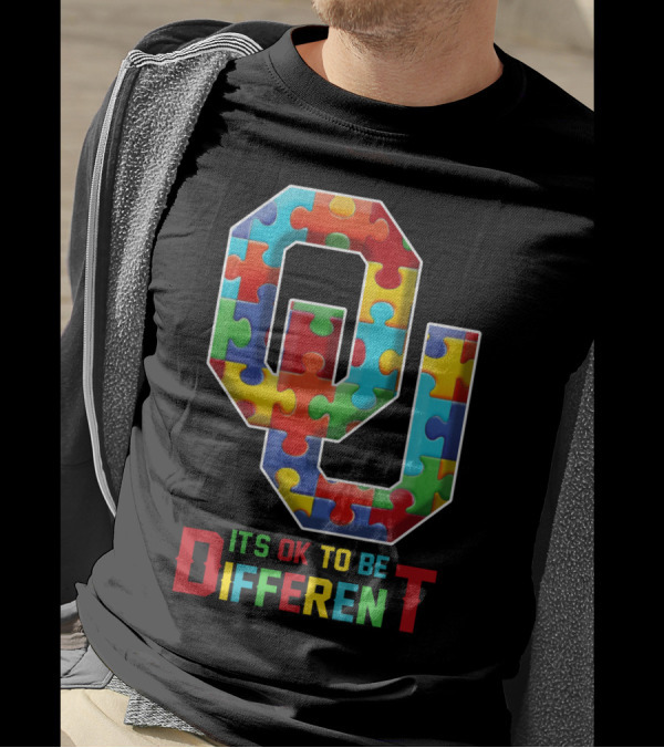 OU It's OK To Be Different Puzzle T-Shirt