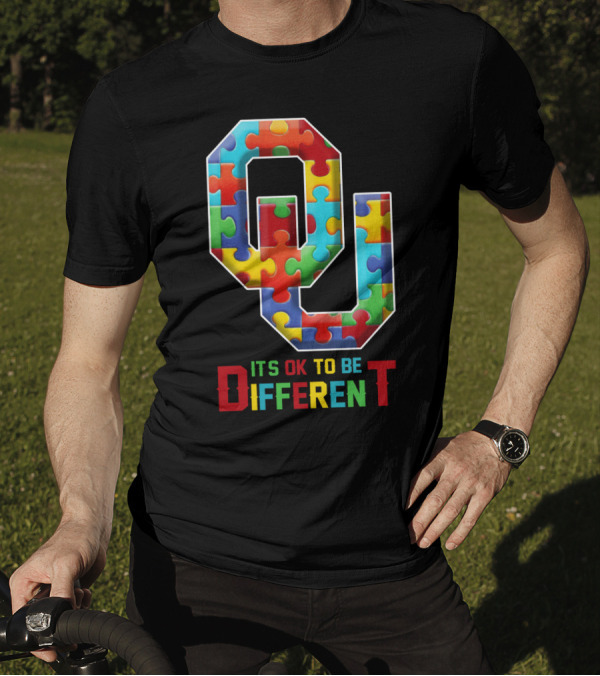 OU It's OK To Be Different Puzzle T-Shirt