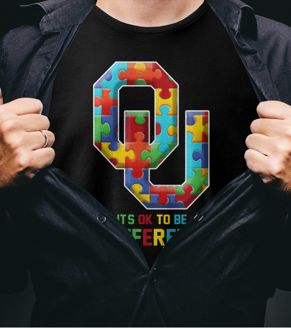 OU It's OK To Be Different Puzzle T-Shirt