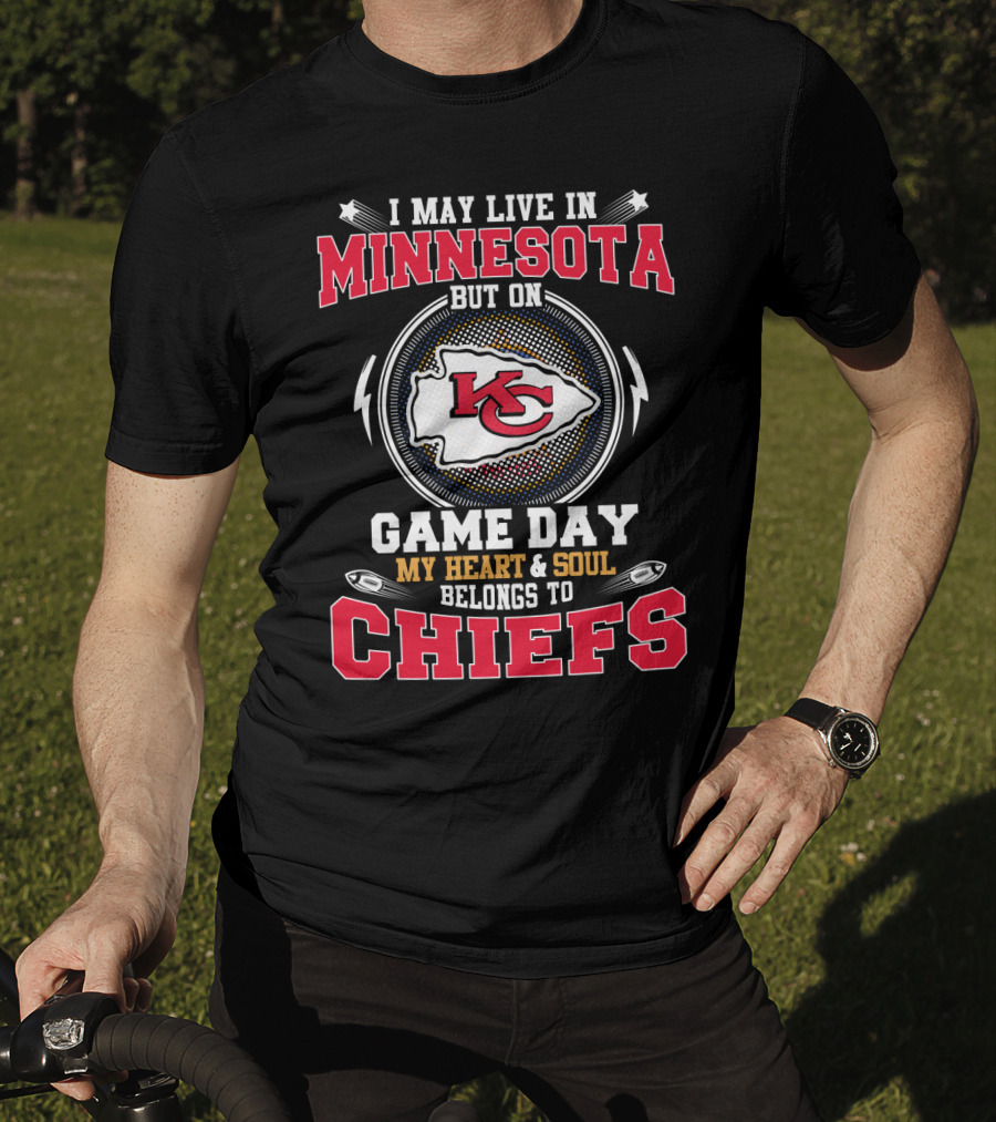 Minnesota Game Day My Heart And Soul Belongs To Chiefs T-Shirt