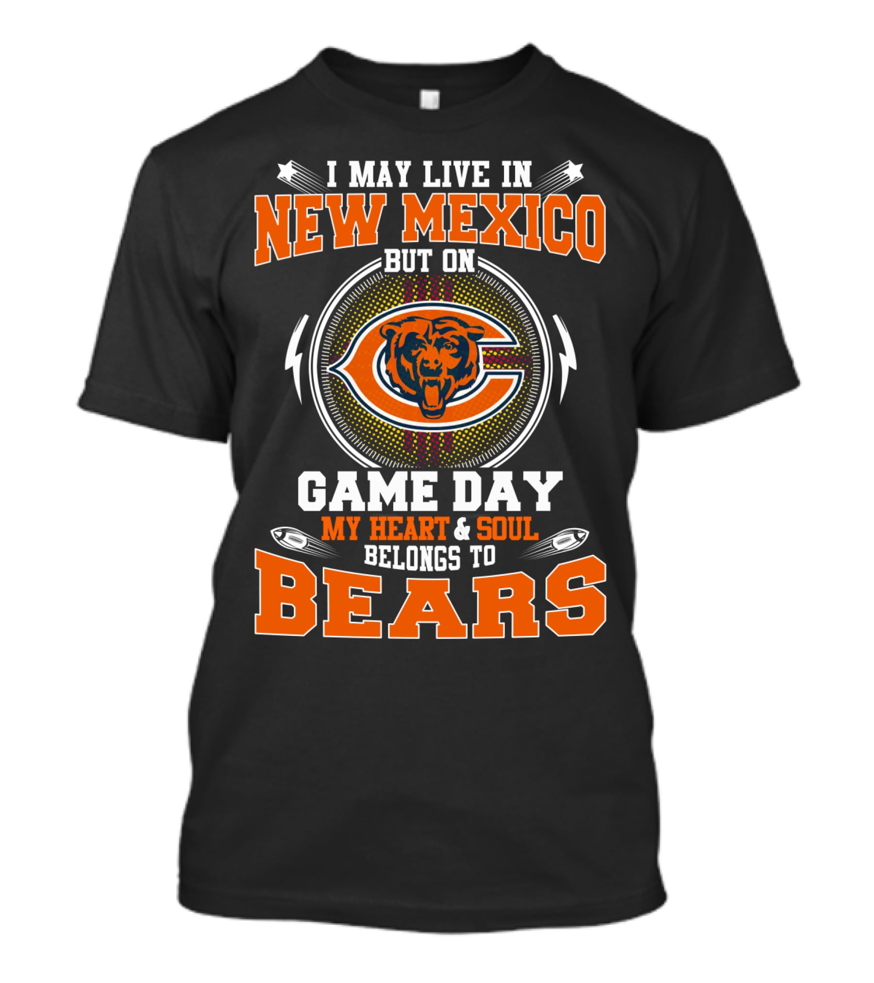 New Mexico Game Day My Heart And Soul Belongs To Bears T-Shirt