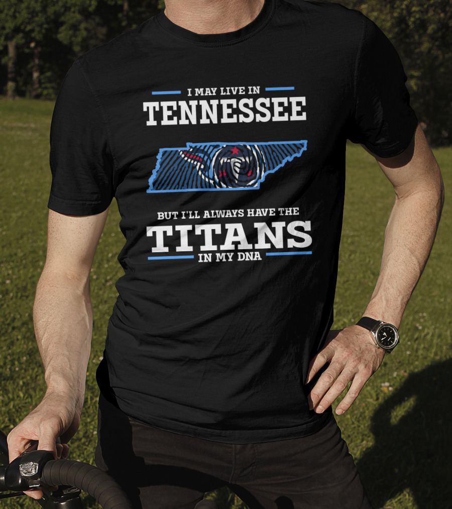 Tennessee Titans In My DNA Map T-Shirt