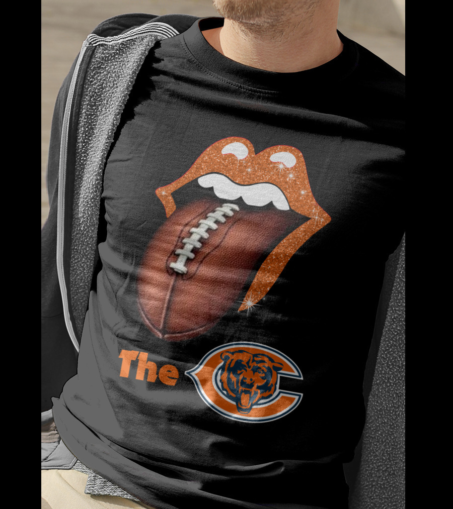 The Bears Football Lips T-Shirt