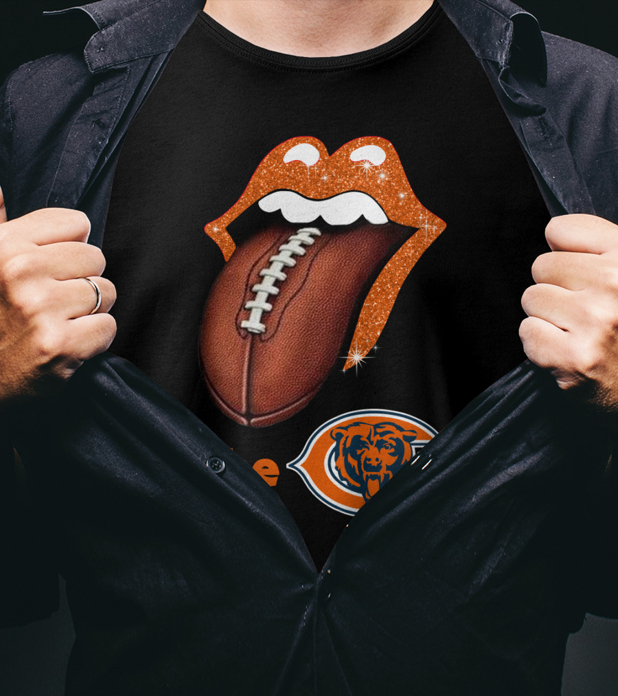 The Bears Football Lips T-Shirt