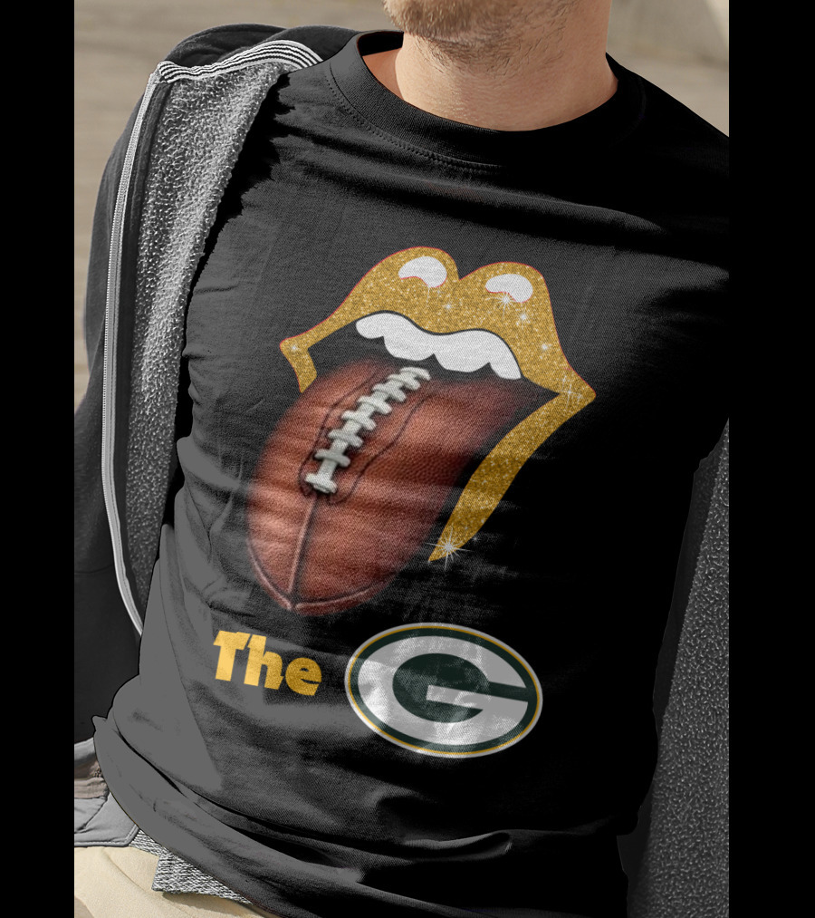 The Smile Packers Football Glitter T-Shirt