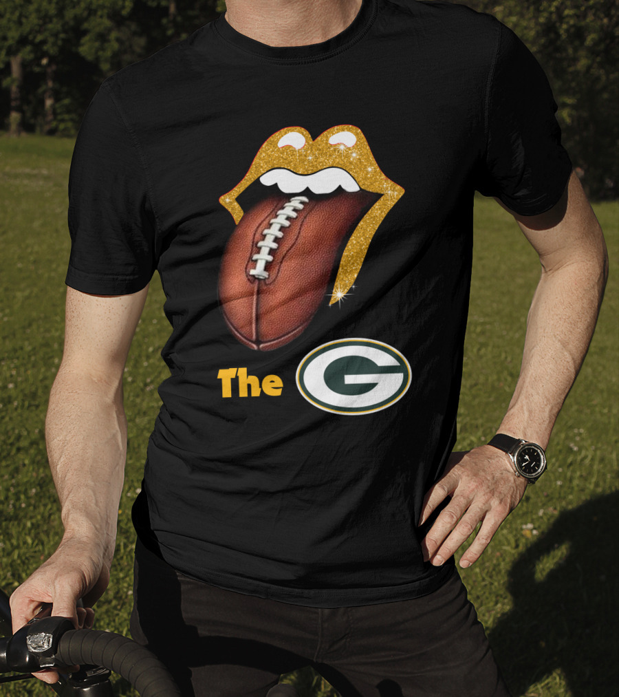 The Smile Packers Football Glitter T-Shirt