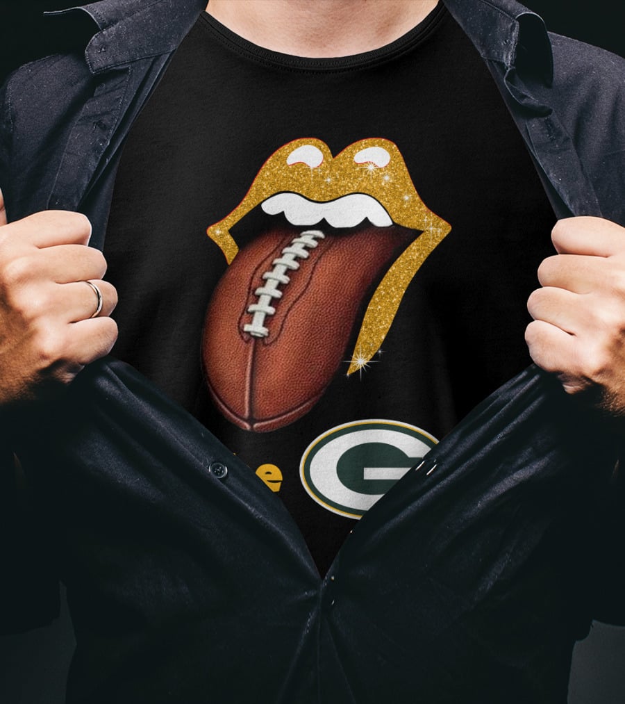 The Smile Packers Football Glitter T-Shirt