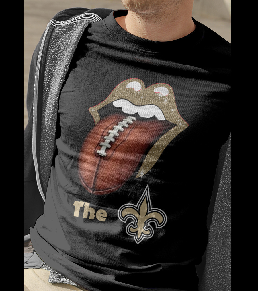 The Smile Saints Football Iconic Logo Fleur-de-Lis T-Shirt