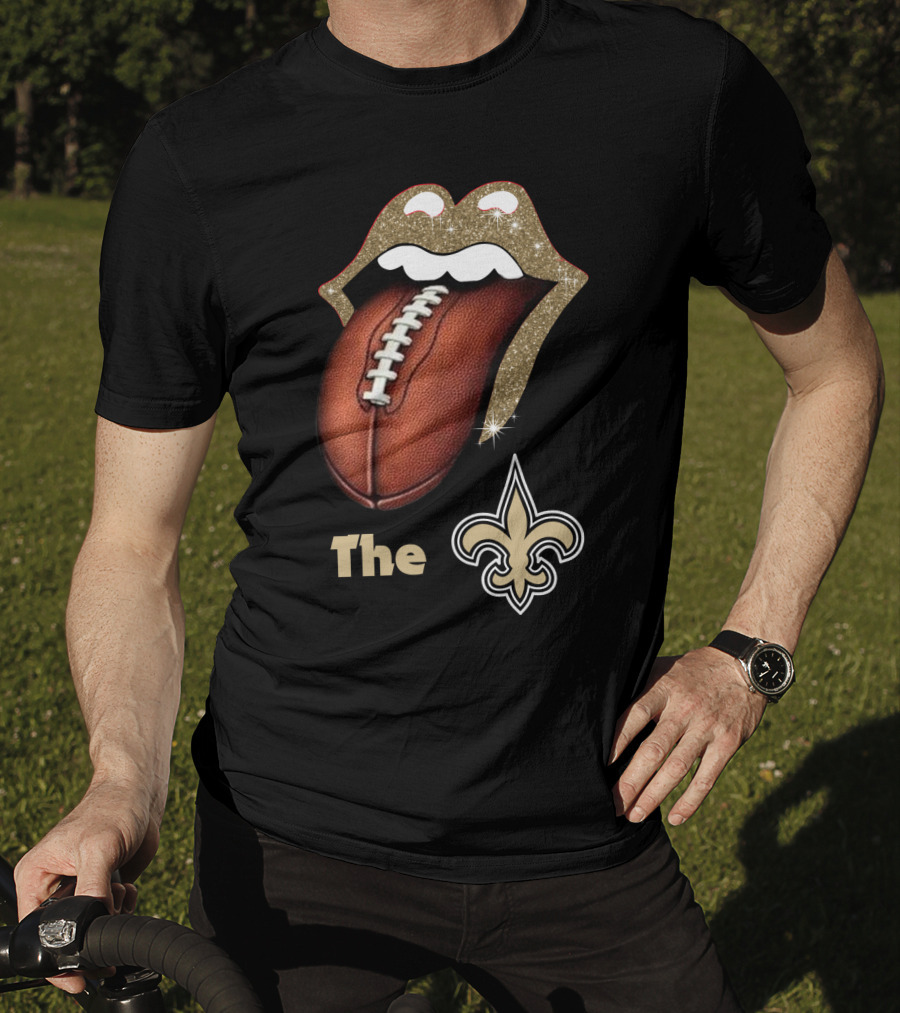 The Smile Saints Football Iconic Logo Fleur-de-Lis T-Shirt