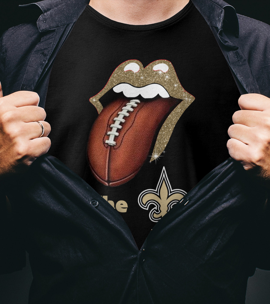 The Smile Saints Football Iconic Logo Fleur-de-Lis T-Shirt