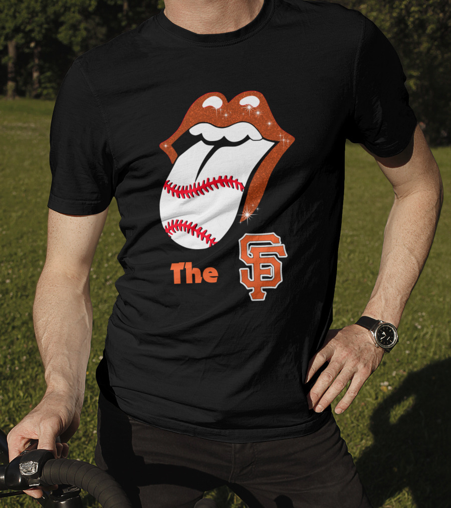 The SF Giants Baseball Tongue T-Shirt