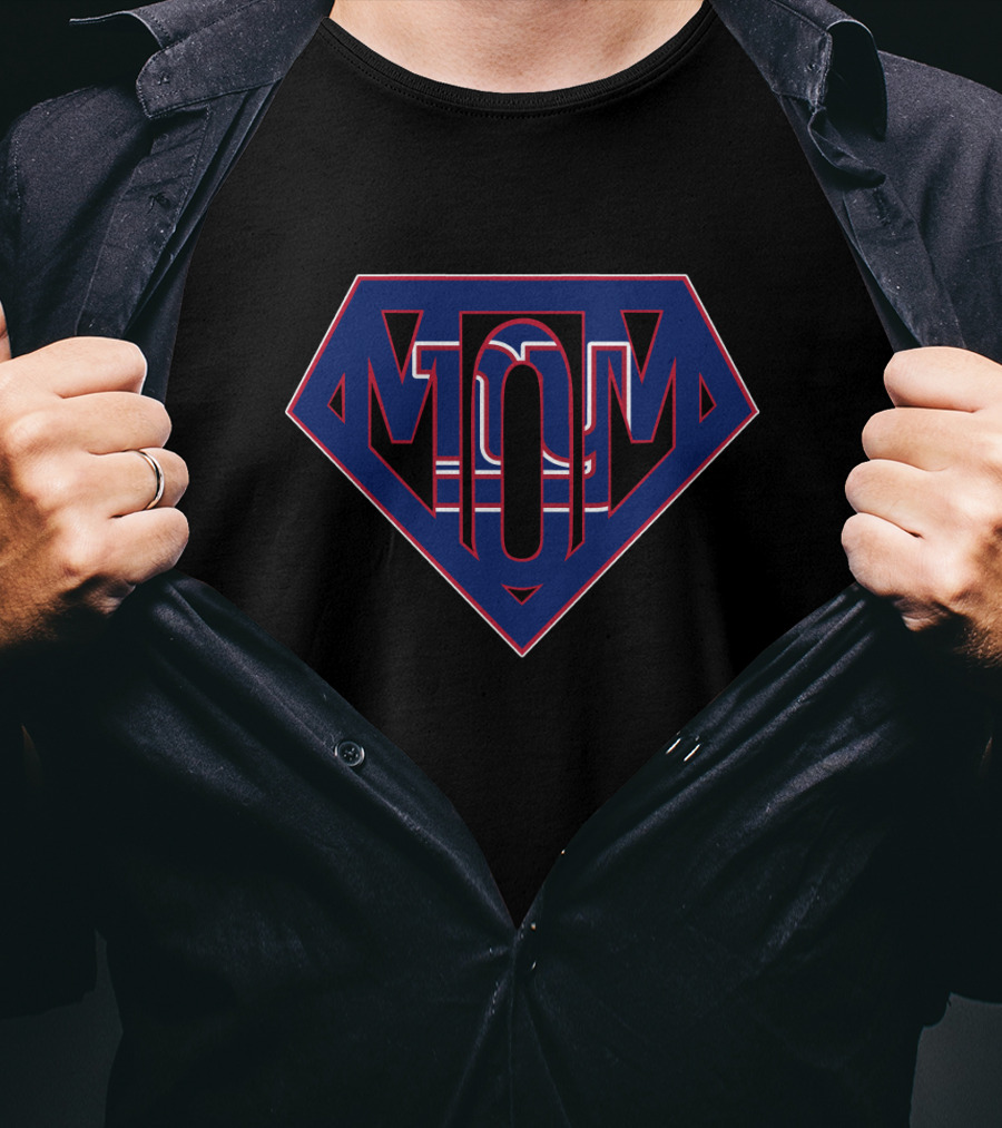 SUPER MOM NY GIANTS Superman T-Shirt