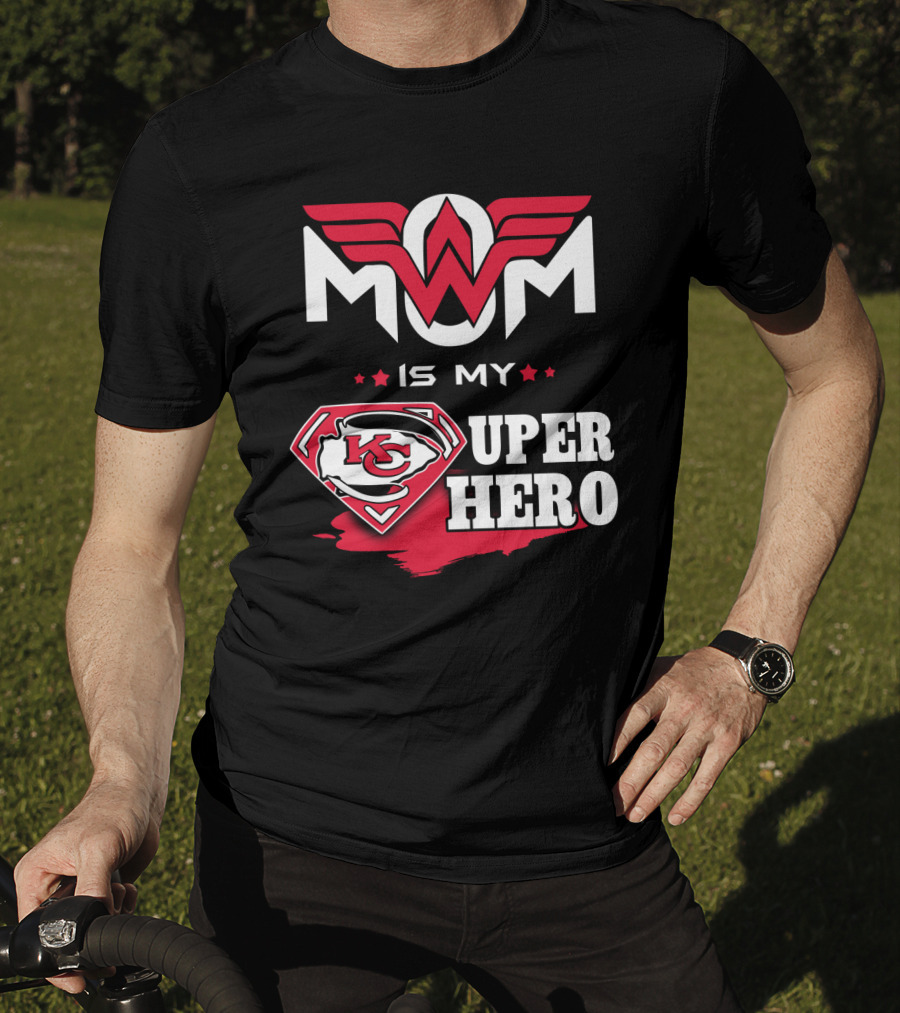 Mom Is My Kc Chiefs Super Hero T-Shirt