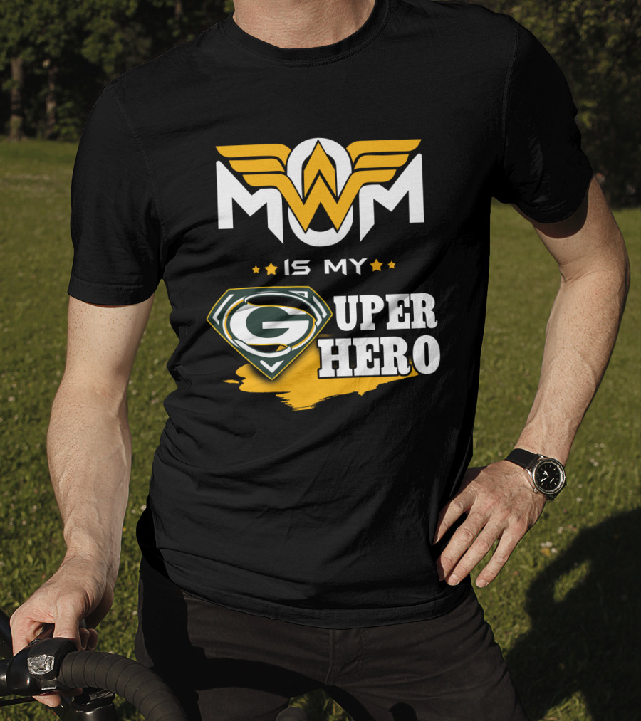 Mom Is My Packers Super Hero T-Shirt