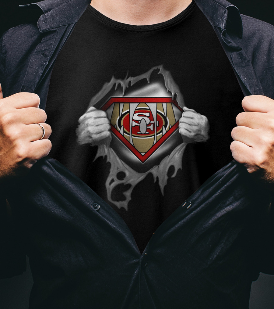 Super Mom San Francisco 49ers Fan Logo Style T-Shirt