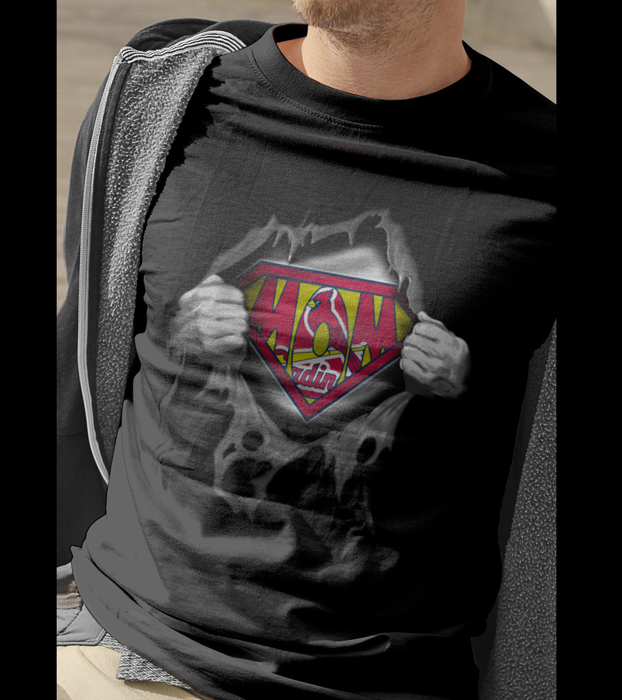 Super Mom Stl Cardinals Logo Heroic T-Shirt