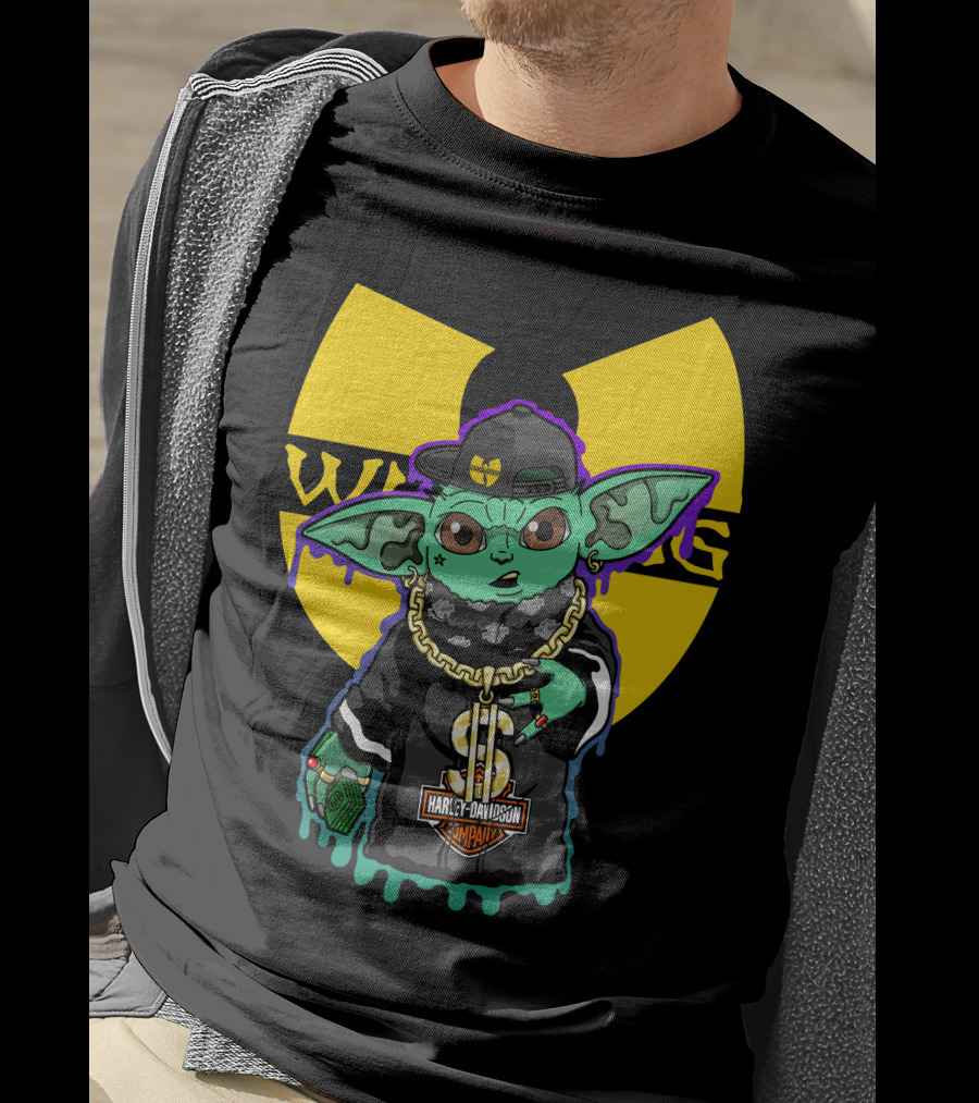 Wu-Tang Clan Harley Davidson Yoda Mashup T-Shirt