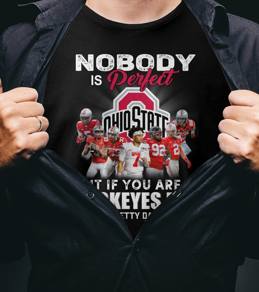 Ohio State Buckeyes Perfect Football Team Players T-Shirt