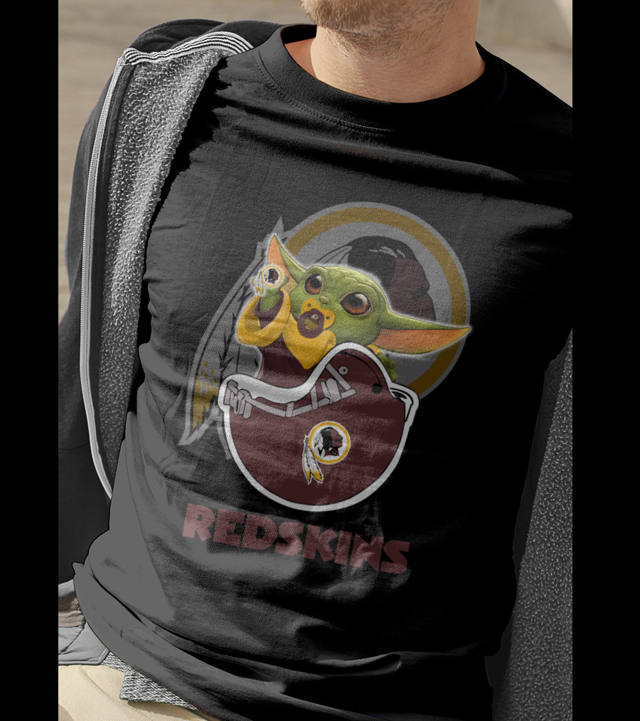Redskins Yodast Baby Character With Team T-Shirt