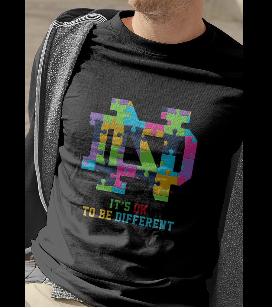Nd Puzzle It's Ok To Be Different T-Shirt