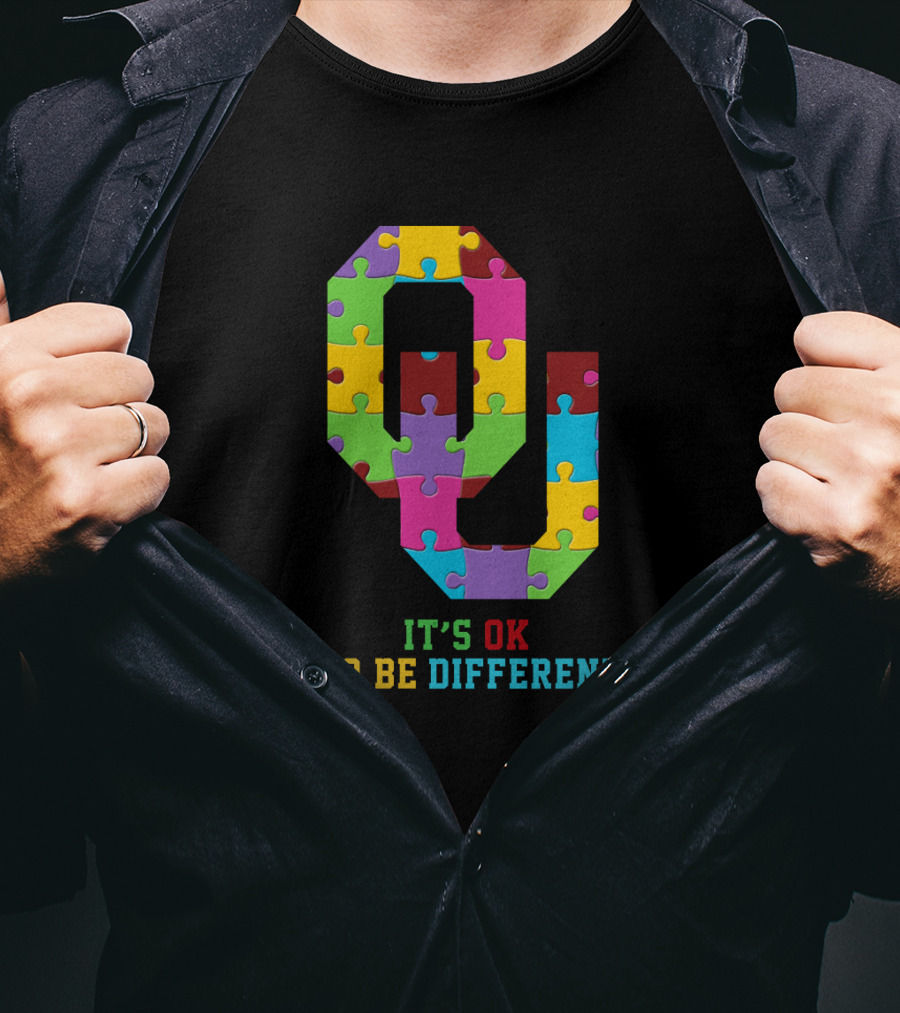 Q Puzzle It's Ok To Be Different T-Shirt