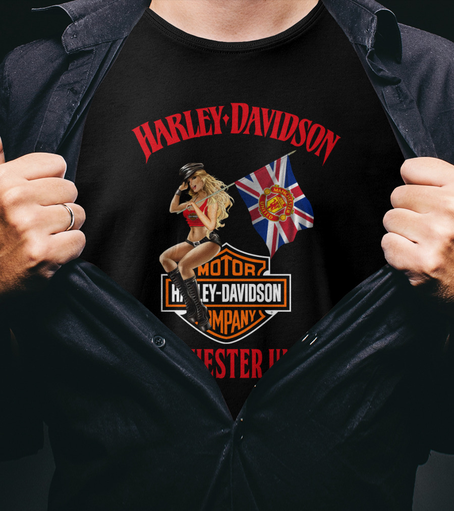 Harley Davidson Manchester United Motor Company T-Shirt