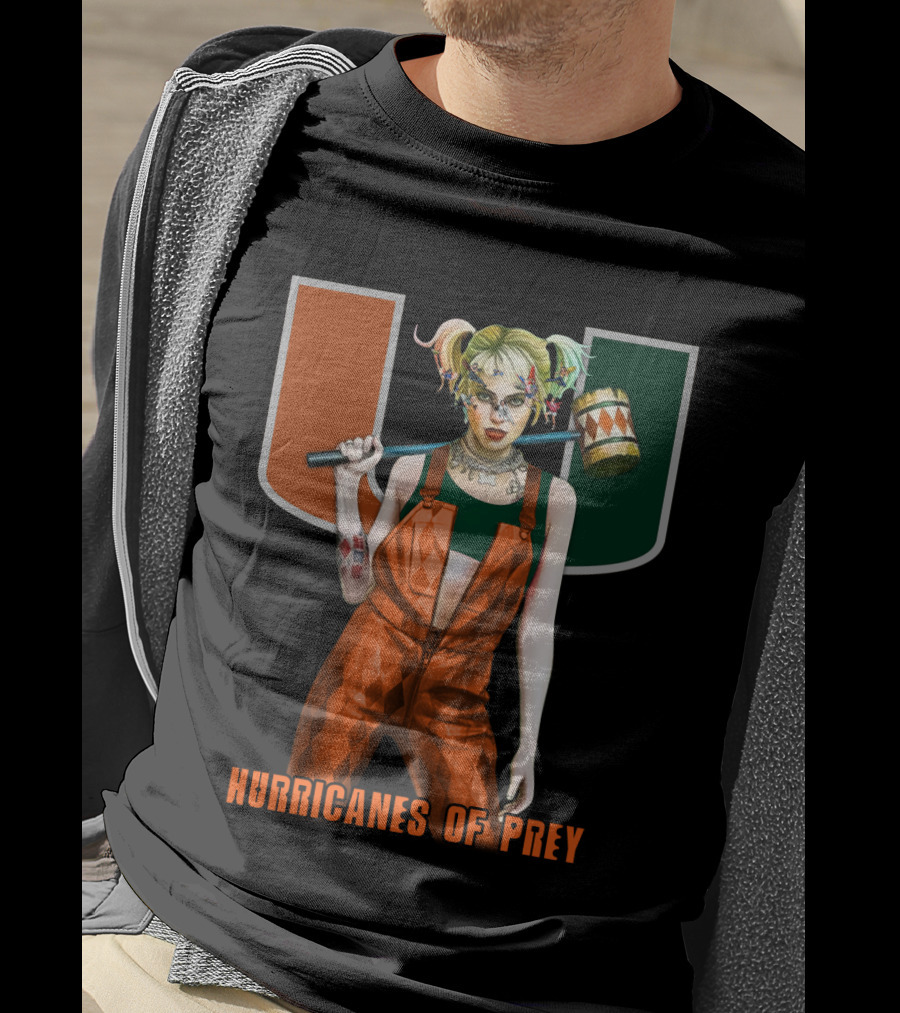 Hurricanes Of Prey Miami U Character Fusion T-Shirt