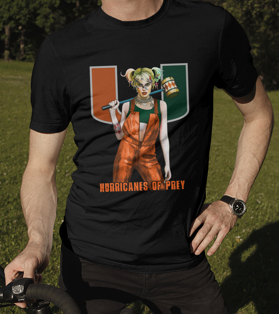 Hurricanes Of Prey Miami U Character Fusion T-Shirt