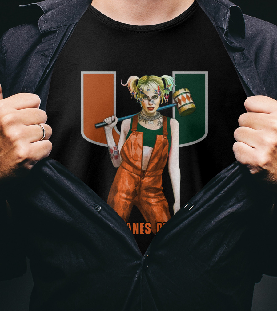 Hurricanes Of Prey Miami U Character Fusion T-Shirt
