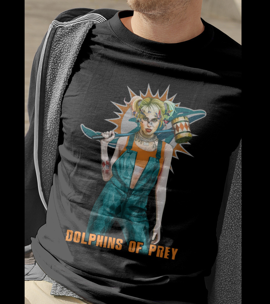 Dolphins Of Prey Nflmd Dh T-Shirt