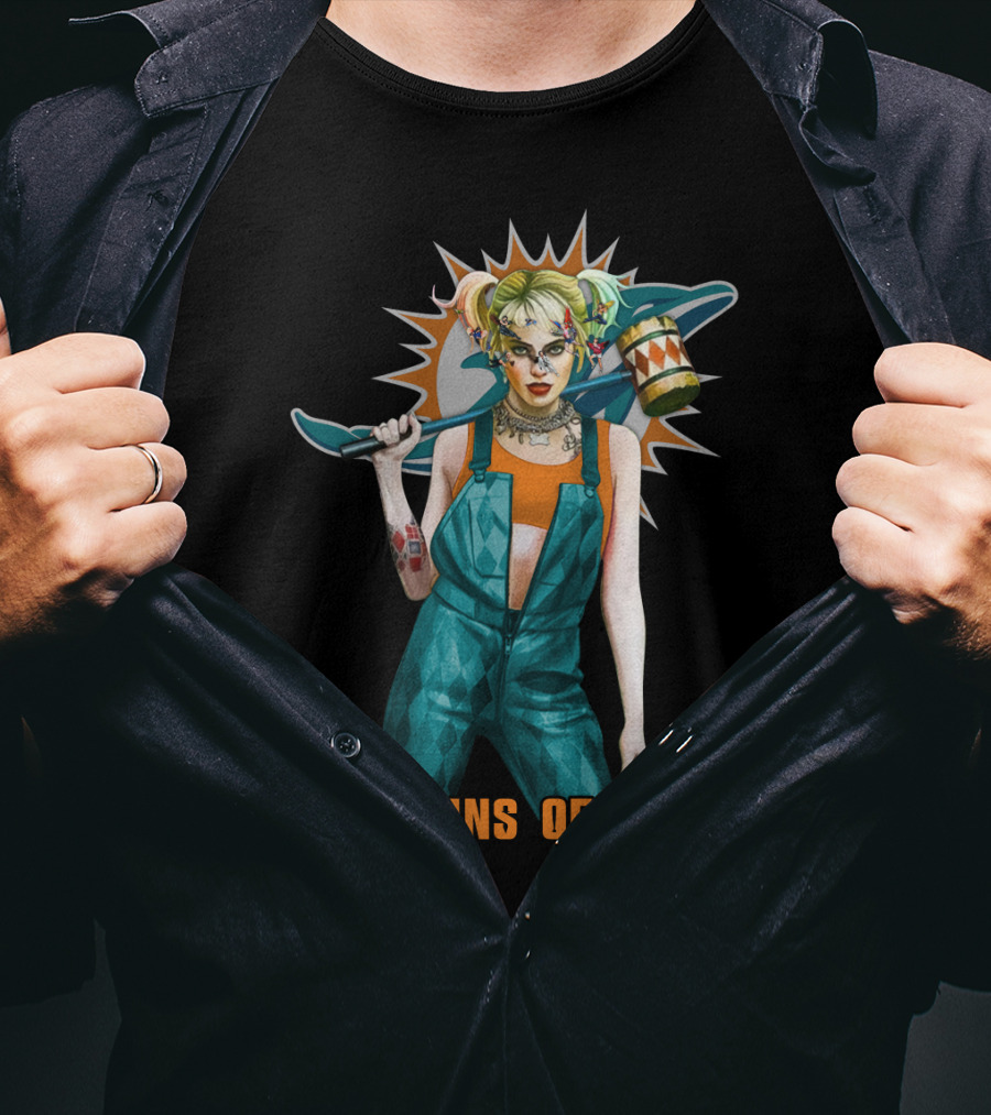 Dolphins Of Prey Nflmd Dh T-Shirt